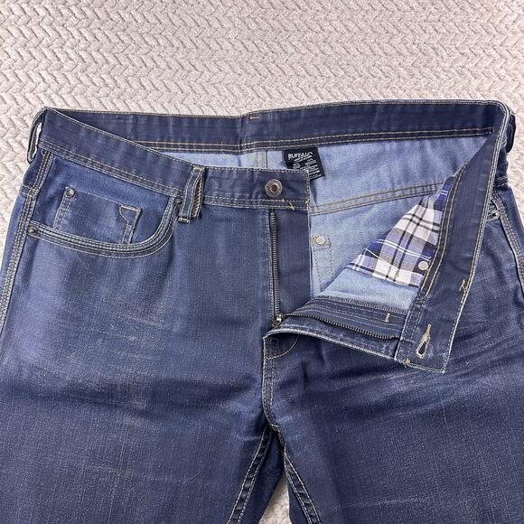 Buffalo David Bitton Men’s jeans Six slim Straights 36 (38x32) Cotton polyester - Picture 3 of 16